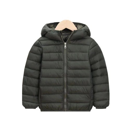 Lightweight Down Jacket Boys Girls Autumn Winter Coats Children Warm Hooded Kids - Picture 22 of 24