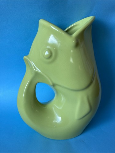 2006 Original Gurgle Pot Seattle Washington Green Pitcher- Gurgles When Poured - Picture 3 of 6