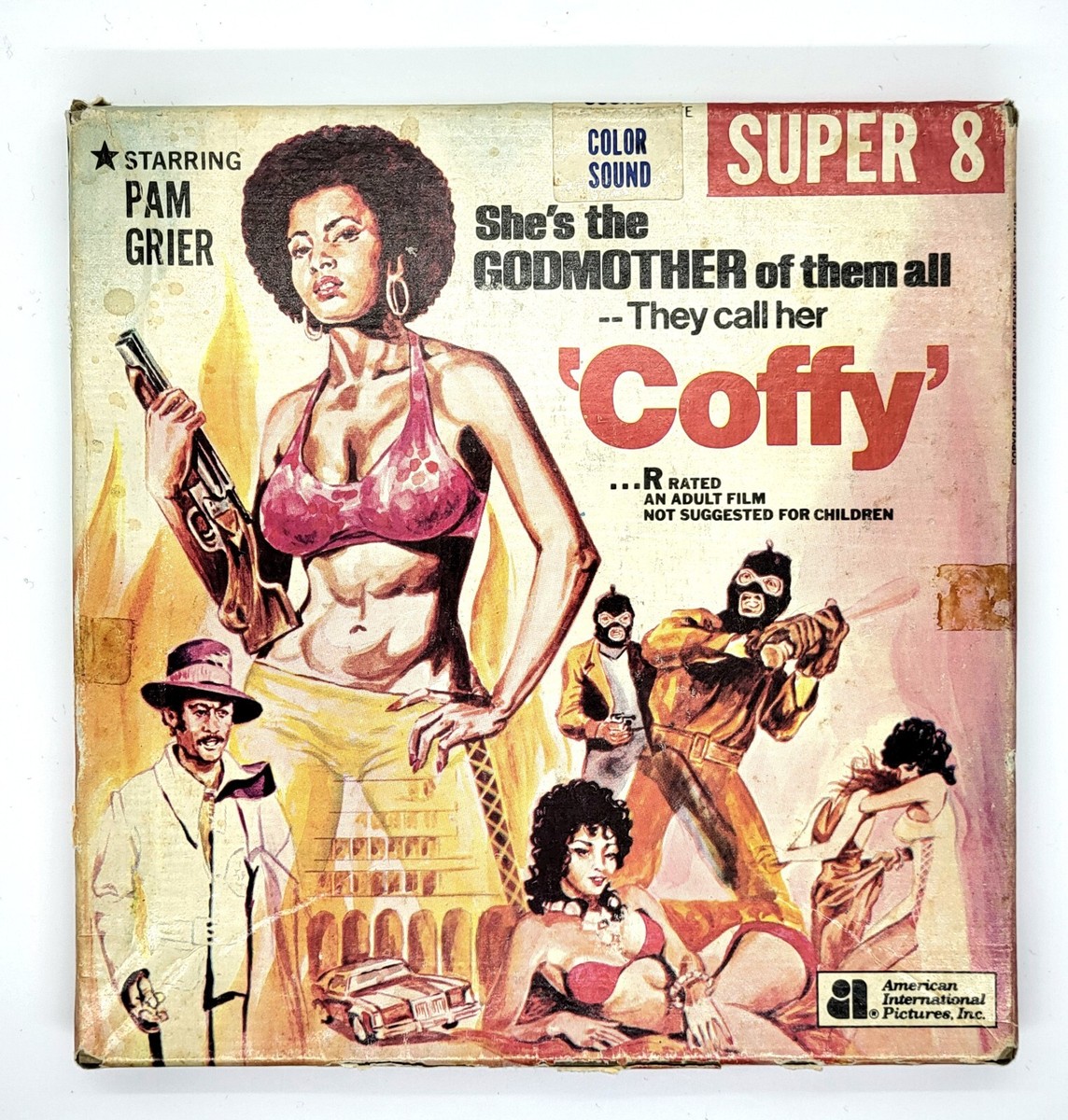 Vintage Coffy Super 8 Color Film Pam Grier Blacksploitation