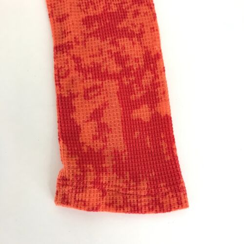 Free People Tie Dye Waffle Knit Open Cardigan Women's XS Pockets Thermal Stretch - Picture 3 of 9