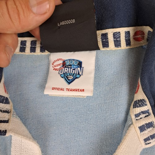 Canterbury NRL NSW Polo Shirt Size 12 Wizard State Of Origin Harvey Norman - Picture 10 of 16