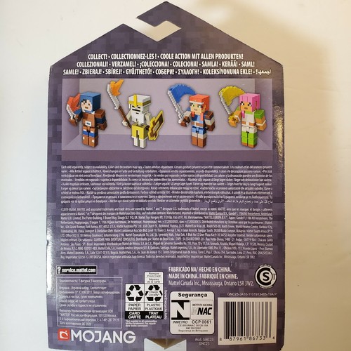 Minecraft Dungeons Hex Malediction Figure New Package Swords Fighter Discontiued - Picture 2 of 2