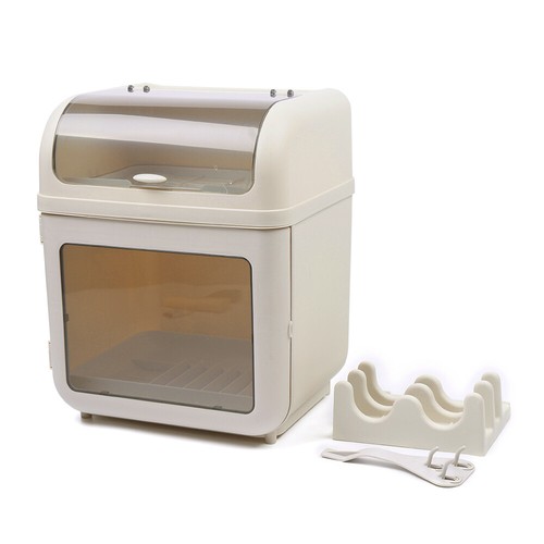 Large Capacity Tableware Storage Box Kitchen Storage Cabinet Organizer W/cover - Picture 4 of 12
