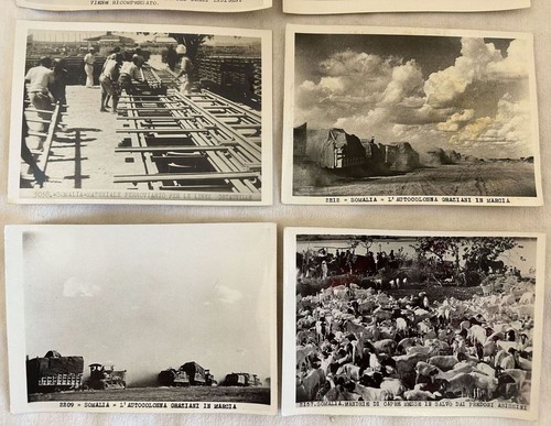 RACCOLTA DI SEI FOTO AFRICA COLONIALE ITALIANA SOMALIA 1936 RIPRODUZIONI COLONIE - Imagen 2 de 3
