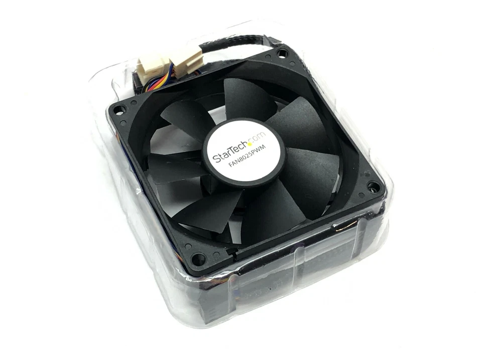 StarTech FAN8025PWM Computer Case Fan with PWM Connector 80x25mm - Image 2 of 4