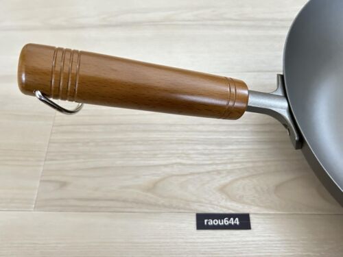 Olla para freír ultraligera de titanio puro Hasemoto con mango de madera 28 cm 1,2 mm - Imagen 5 de 24