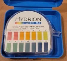 (1 Qty) HYDRION Mikro Dispenser Test Papers Strips pH 0-13 EXP Jun 1, 2024