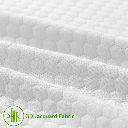 Cover for Mattress Topper Full Size, 3-4 Inch Full Memory Foam Cover with Zipper - Picture 2 of 9