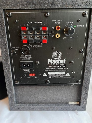 Magnat 5.1 Dolby Surround System Heimkino - Bild 4 von 9