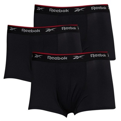 reebok 3 pack ovett trunks mens