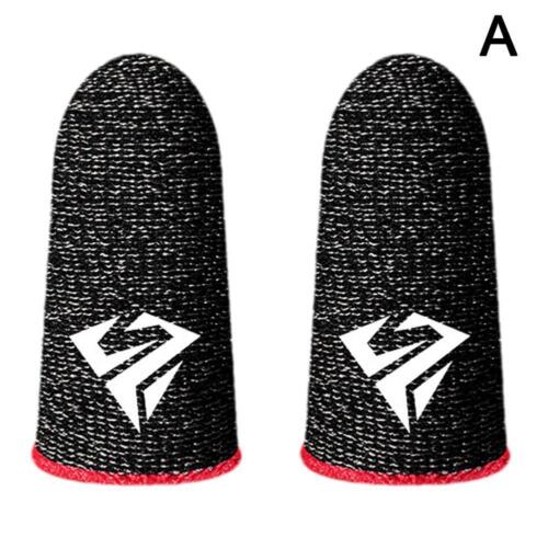 1 Pair Gaming Finger Sleeves Thumb Finger Cots Fingertip Cover - Picture 3 of 24