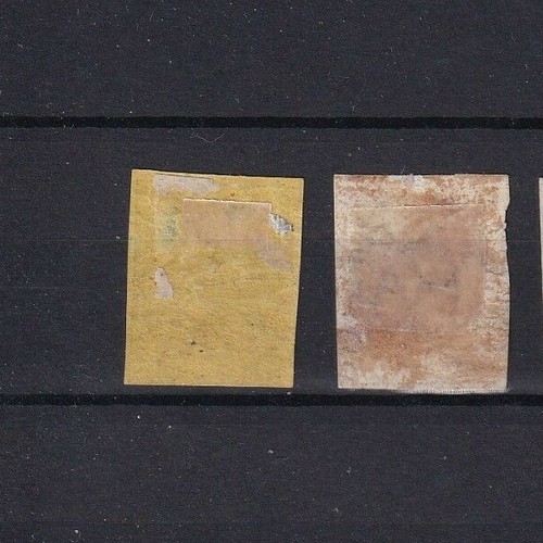 Parma 1852 cent. 5 giallo arancio e 10 bianco - Valori usati - Vedi foto - Foto 2 di 2