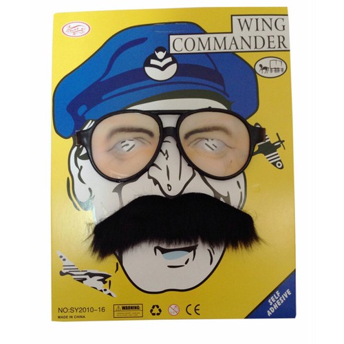 1Pc Performance-Requisiten Schnurrbart Cosplay Schnurrbart Cosplay Brillen - Bild 2 von 3