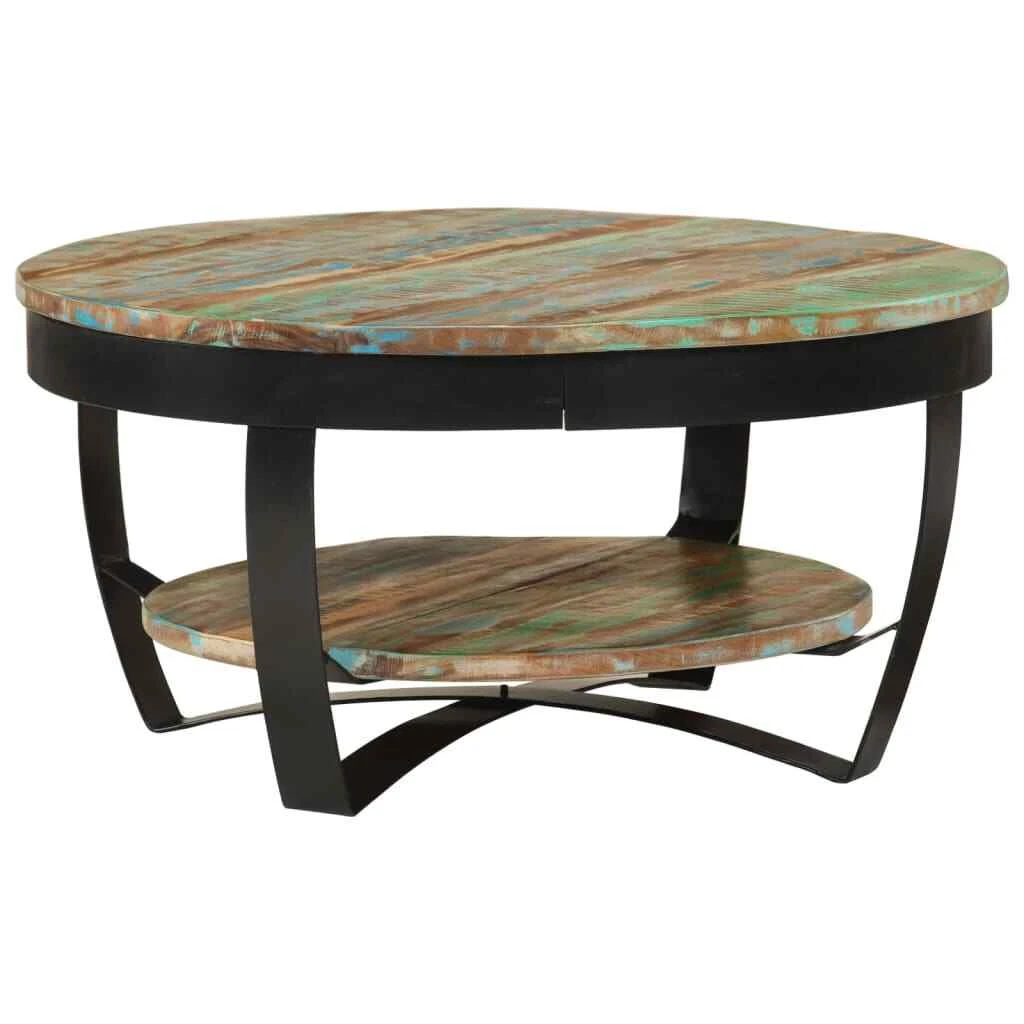 Coffee Table Solid Reclaimed Wood 65x32 cm vidaXL eBay