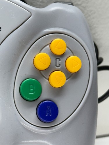 RARE Intec Nintendo 64 Wired Controller Gray N64 Gaming System Turbo UNTESTED - Picture 3 of 10