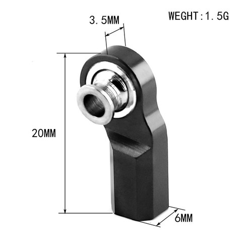 5 Stück Spurstange Kugelmetall für Fernbedienung Raupen 1/10 RC Autoachsen Ersatzteile - Bild 2 von 11