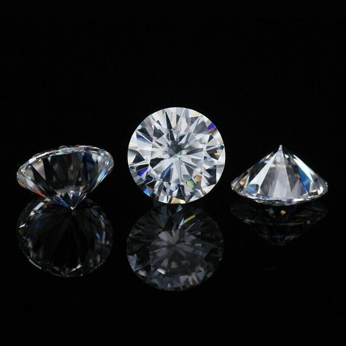 1.30 Ct+ 1 Pcs Moissanite Gemstone Certified VVS1 D Color Round Excellent Cut - Picture 5 of 15