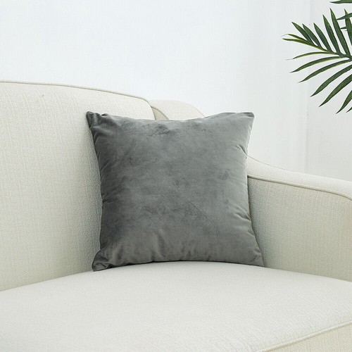 1 Pair Plush Velvet Cushion Covers Sofa Pillow Cases Soft Car Cushion Cover SW1 - Picture 18 of 39