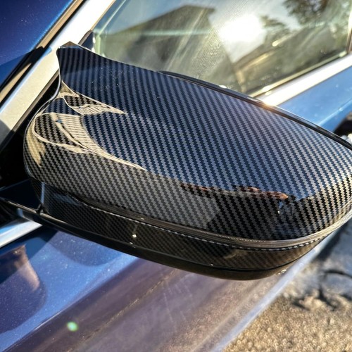 FOR BMW G30 G20 G11 G12 17-22 M STYLE CARBON FIBER ADD-ON SIDE MIRROR COVER CAPS - Picture 6 of 20