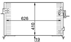 Mahle AC676000S A/C Condenser - Picture 1 of 1
