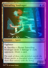 MTG Intruding Soulrager (218/469) Duskmourn House of Horror NM FOIL