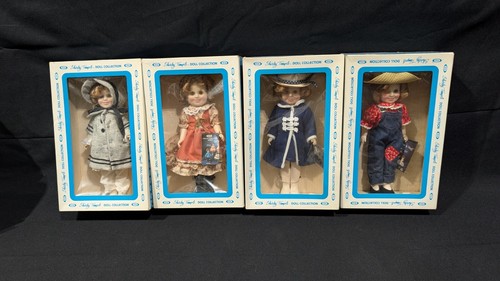 Vintage Shirley Temple Doll Collection by Ideal 8 in tall Lot of 4 dolls - Picture 1 of 11