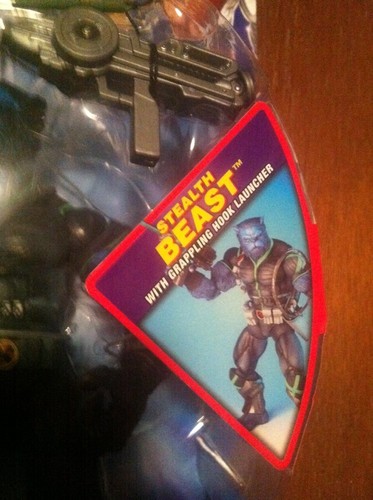 NEW X-Men Marvel Super Poseable Stealth CAT FACED BEAST VARIANT Figure RARE - Picture 3 of 8