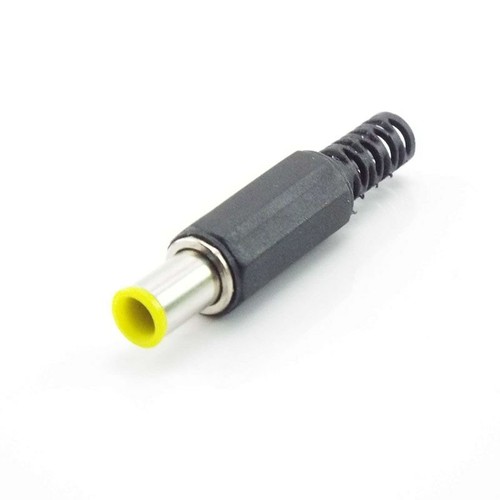 6.5mm x 4.4mm DC Solder Power Adapter Socket Barrel Jack Male Welding Plug DIY - Zdjęcie 3 z 8