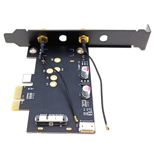 BCM94360CS2 BCM943224PCIEBT2 to Desktop PC PCIe Adapter WiFi Bluetooth Converter - 第 9/9 張圖片