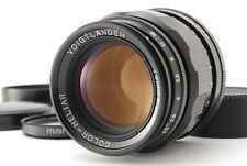 Voigtländer Camera Lenses 75mm Focal f/2.5 Maximum Aperture Voigtländer Camera Lenses 75mm Focal f/2.5 Maximum Aperture