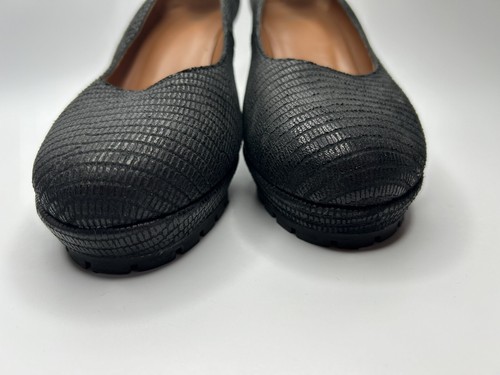 Fred de la Bretoniere schwarze Lederabsätze Größe 41 Schuhe griffige Sohlen - Bild 5 von 8