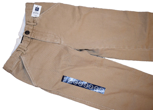 j1 !WOW! 2008 NWT Size 7 Boys GAP Khaki Denim Jeans Pants Adjustable - Picture 2 of 5