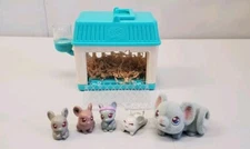 Little Live Pets Mama Mouse Surprise With 4 Babies Cage Water Bottle Baby Mice 