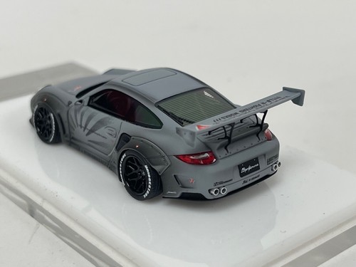 1/64 Timothy & Pierre Porsche 911 Liberty Walk LBWK Gris Mate RACE MIX2 - Imagen 2 de 7