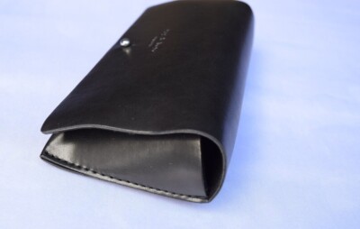 Rag & Bone Sunglasses Eyeglasses Case ,Black Soft Leather 