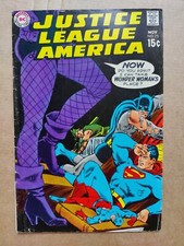 Justice League of America #75 1969 1st Black Canary VG+ DC (2) 