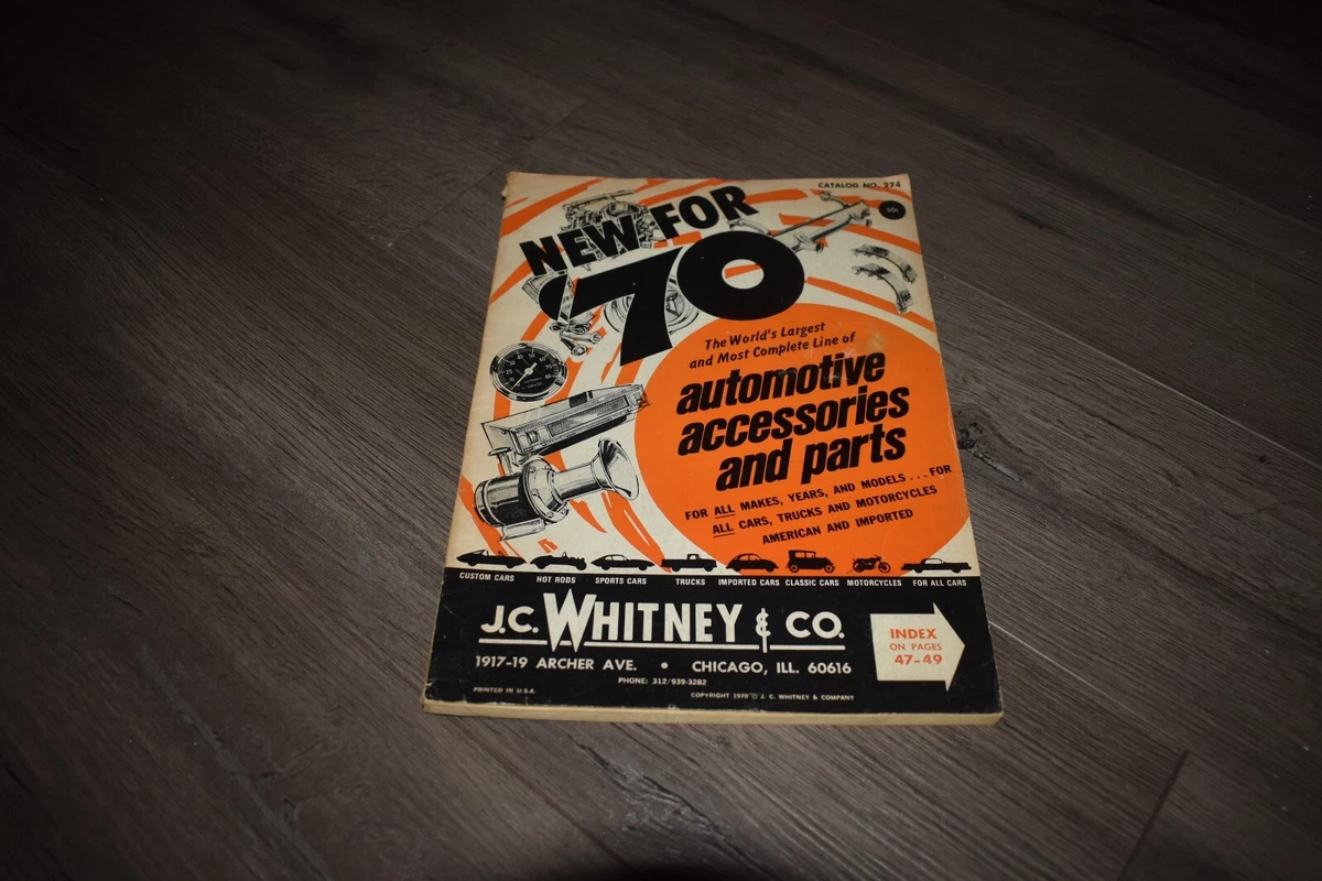 Original 1970 Whitney Company Automotive Accessories, 53 OFF