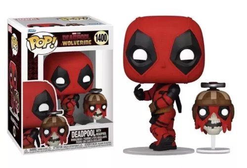 MARVEL DEADPOOL 3 - DEADPOOL WITH HEADPOOL 3.75 POP VINYL FIGURE FUNKO 1400