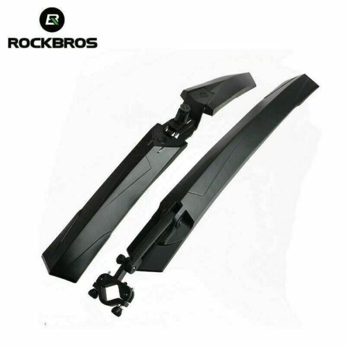 ROCKBROS Bicycle Front Rear Fenders Set Adjustable Cycling MTB Bike Mudguard - Picture 2 of 17