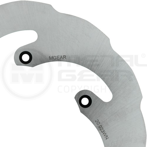 Non vented Wave Rear Brake Disc for KTM 144 SX 2007-2008 - Picture 2 of 4