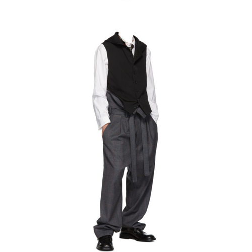 Yohji Yamamoto Pour Homme Hooded Regulation Vest Size 2 - Picture 6 of 10