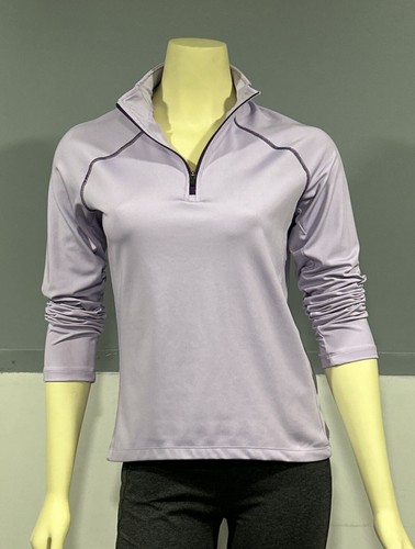 Sun Mountain Thermal Wear Golf 1/4-Zip Long-Sleeve Pullover Purple Women S - Picture 2 of 15