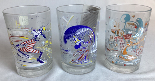 🍒 NUEVO Juego de 3 vasos Disney McDonald's 25 años recuerda el inserto mágico 🍒 - Imagen 1 de 8