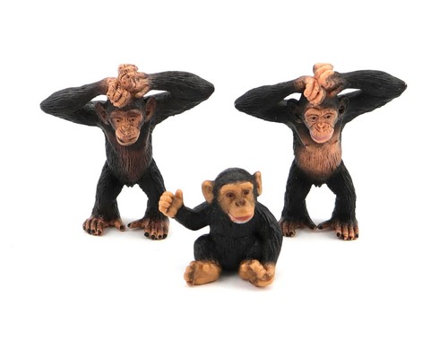 Konvolut Schleich Schimpansen (3 Stück) - Picture 1 of 2