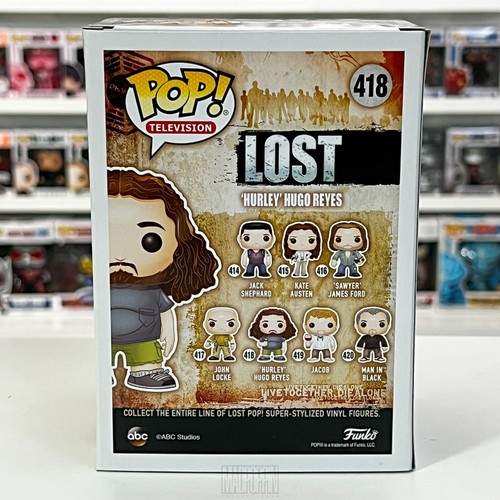 Funko Pop ABC Programa de TV PERDIDO Hurley Hugo Reyes Abovedado Ciencia Ficción Aventura Drama 418 - Imagen 4 de 8