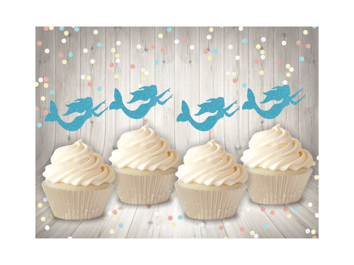 Personalized Mermaid Cake Topper - Picture 3 of 4
