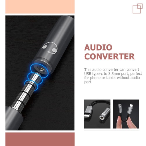 3Pack -C-Audioadapterkabel USB Strapazierfähiger Kopfhöreradapter - 第 10/12 張圖片