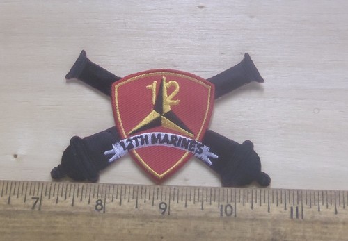 Parche bordado del Cuerpo de Marines de los Estados Unidos - 12º Regimiento de Marines - Imagen 2 de 3