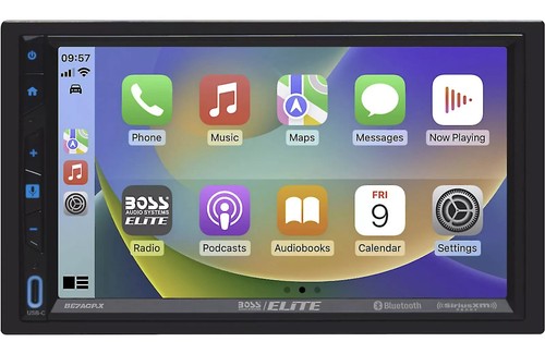 BOSS Double DIN 7" Receiver Apple Carplay/Android Auto SiriusXM Camera BE7ACP.XC - Picture 5 of 17