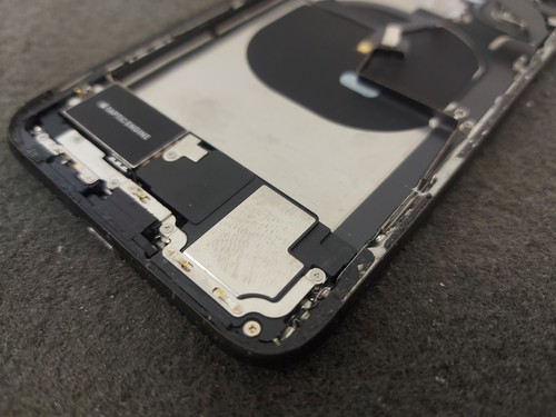 Apple iPhone Xs Max 6.5” Rear Housing + Components —BLACK— Grade C (Read Desc) - Picture 6 of 17